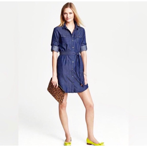 kamyon banana republic denim dress 